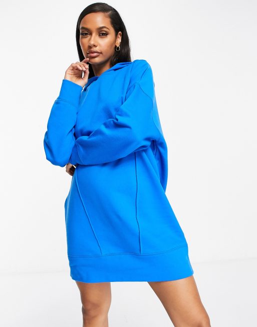 Royal blue hot sale hoodie dress