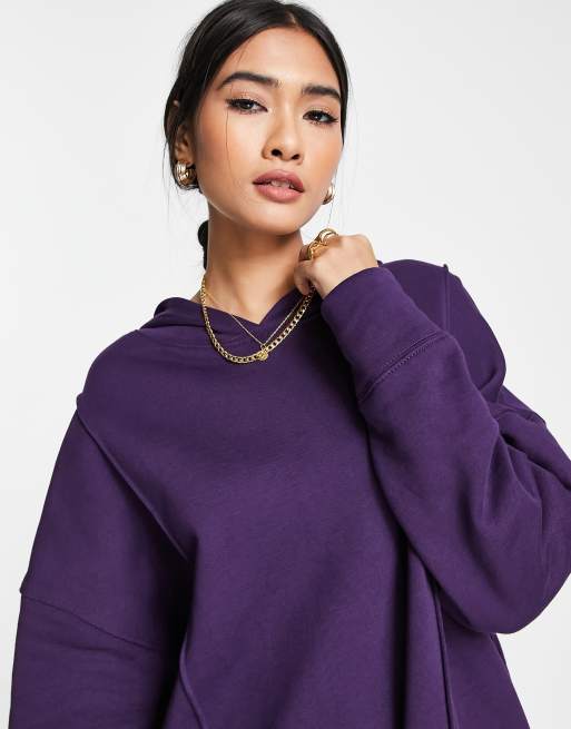 Asos purple sweatshirt hot sale