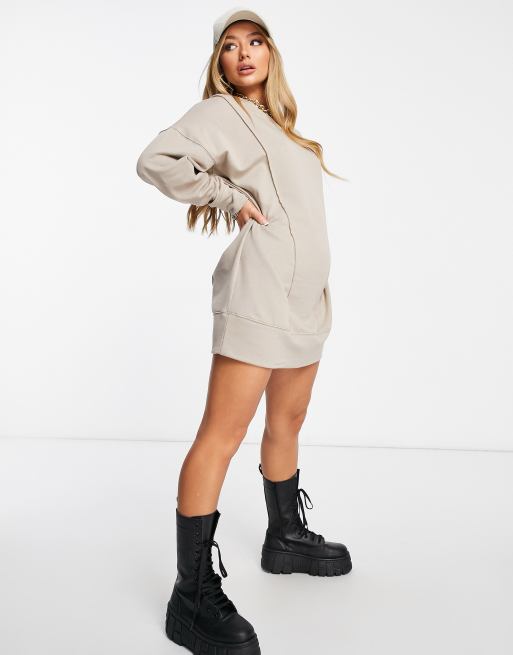 Asos shop sweatshirt dress