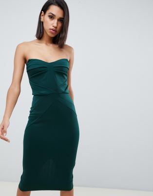 asos strapless dress