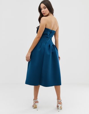 asos navy prom dress