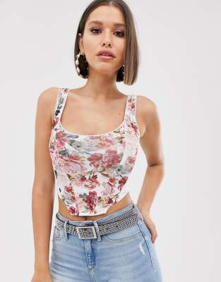 asos corset top