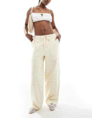 Asos Design Seamed Pull On Pants