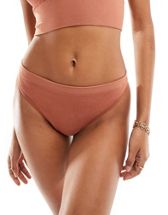 Figleaves Pimlico Sateen Ivory and Mesh Luxury Thong RRP £16 EXTRA