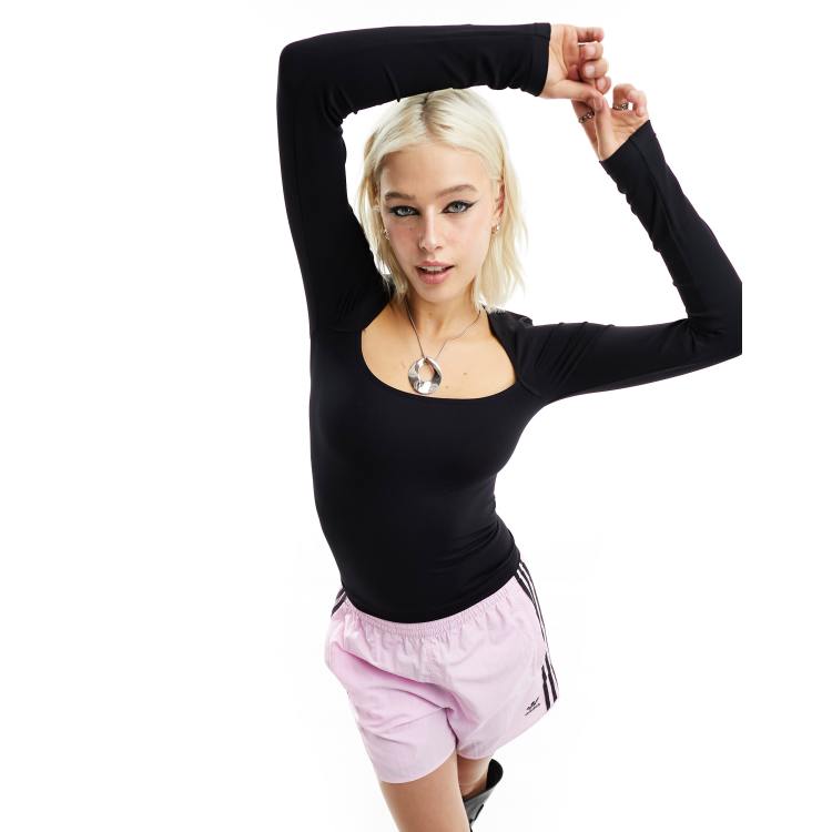 Long sleeve shrug crop top sale