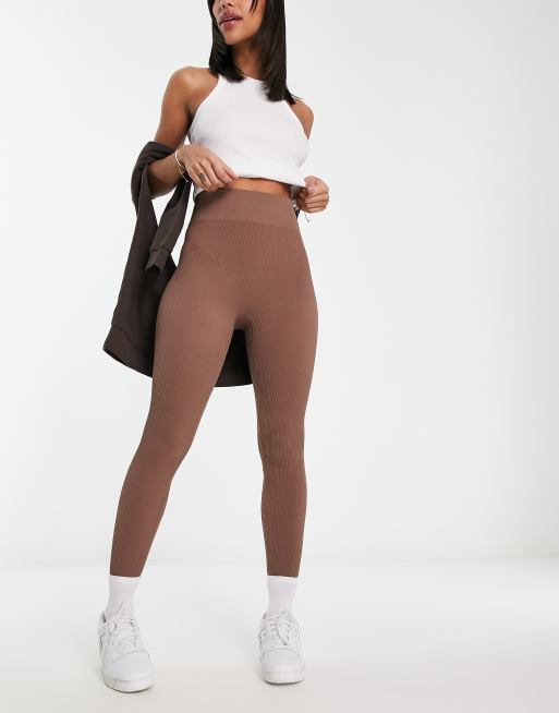 HIIT essential seamless full length ribbed legging