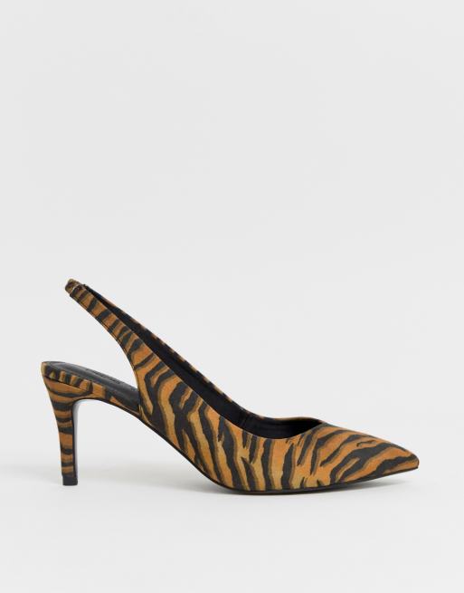 Tiger sales striped heels