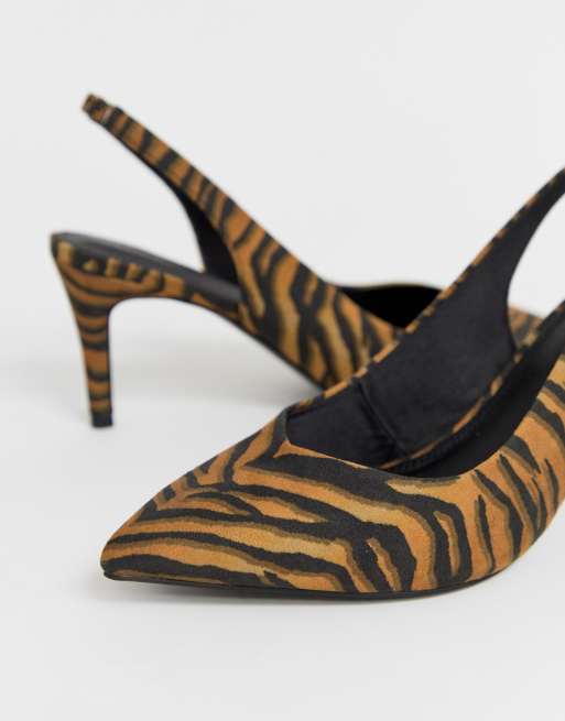 Tiger cheap print shoes