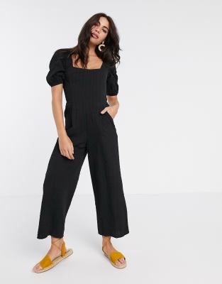 lace up back jumpsuit