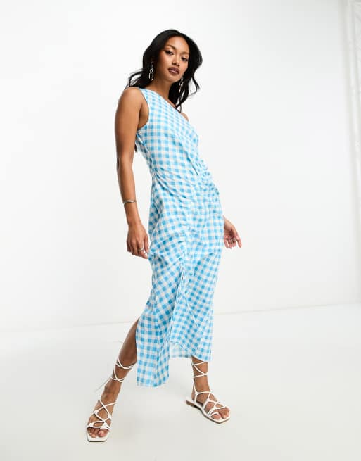 Asos gingham outlet dress