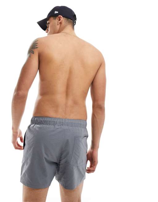 Mens seersucker hot sale swim shorts