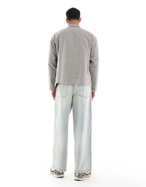 ASOS DESIGN – Sehr weite Jeans in verwaschenem Hellblau mit Vintage-Tönung, 2 von 5