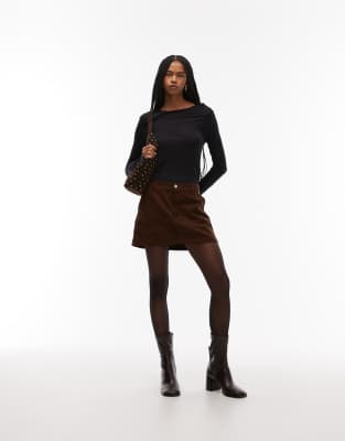 Asos Design Semi Sheer Long Sleeve Second Skin Top In Black