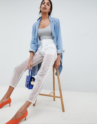 asos white trousers