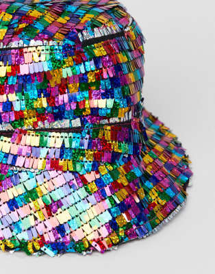 sequin sun hat