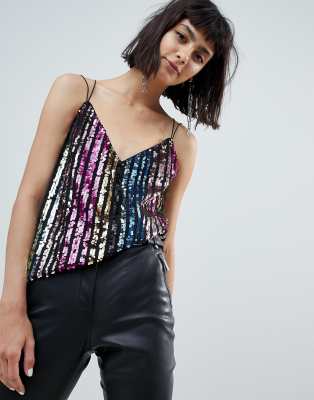 asos sequin cami