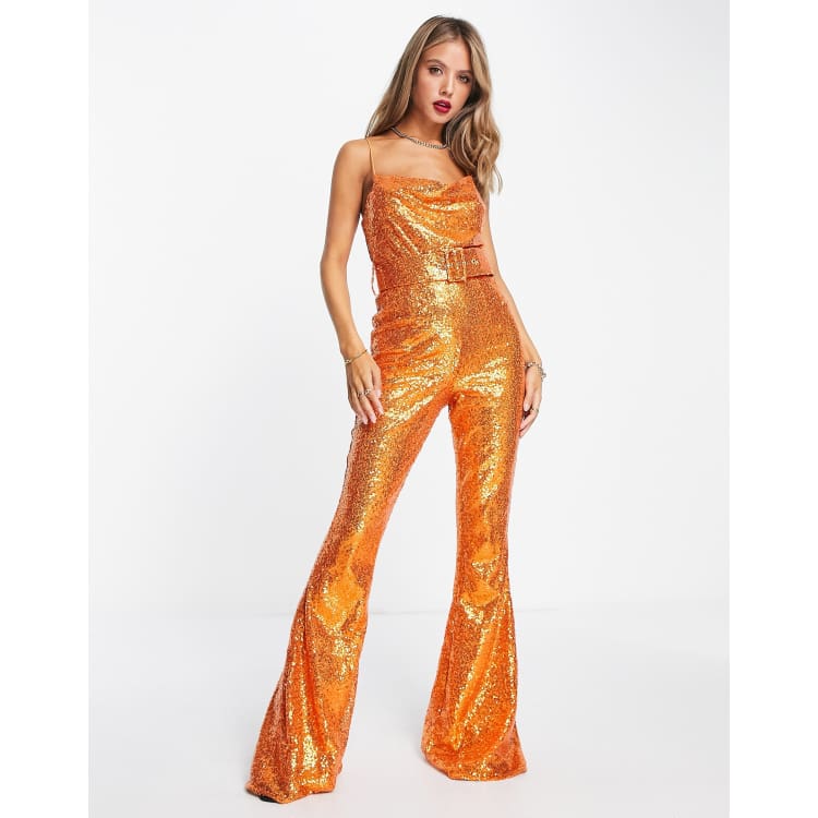 Asos store sparkly jumpsuit