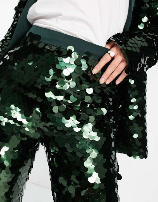 Camouflage discount sequin joggers