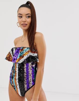 sequin swimsuit