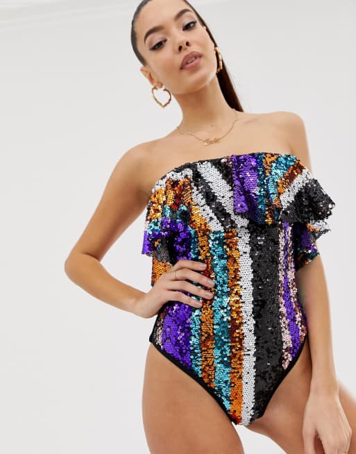 Asos sequin sales swimsuit