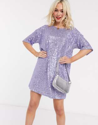 asos lilac dress