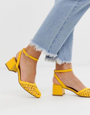 asos yellow shoes