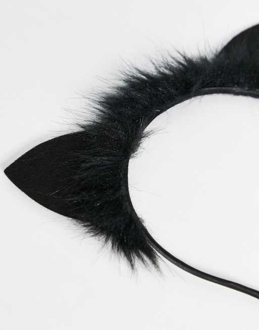 ASOS DESIGN - Serre-tête avec oreilles de chat en fausse fourrure, 3 de 4