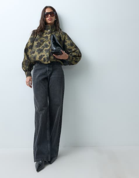 ASOS DESIGN set floral jacquard jacket in multi - view 1