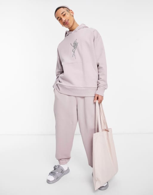 Oversized joggers best sale and hoodie set