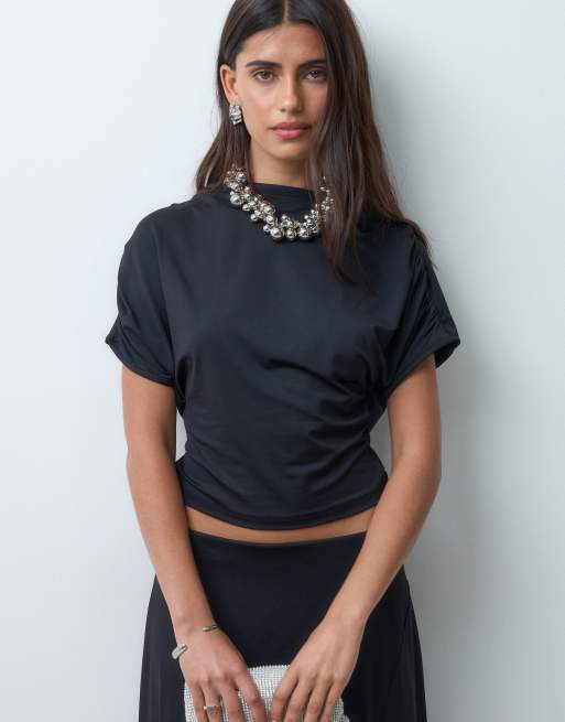 ASOS DESIGN skirt & top set in blue, 2 of 3