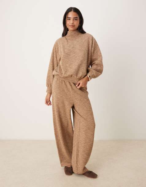 ASOS DESIGN set in mottled brown - view 1