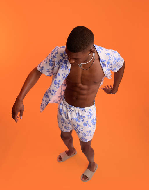 ASOS DESIGN set in scribble floral print