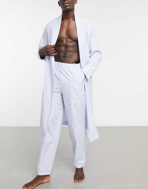ASOS DESIGN lounge set in woven stripe, 2 of 2