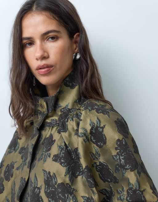 ASOS DESIGN set med blommig jacquardjacka i flerfärgad, 3 av 5