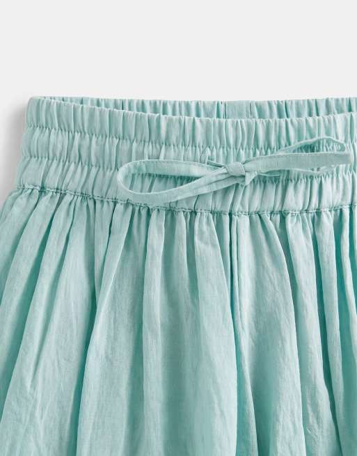 ASOS DESIGN set med shorts med volang i turkos, 9 av 9