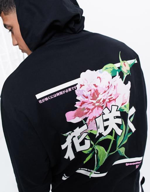 ASOS Hoodie With Floral Print