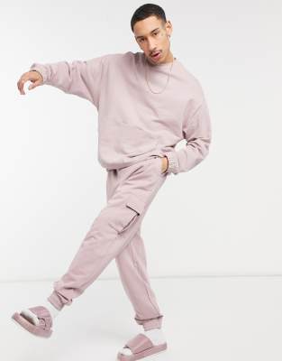 pastel pink sweatpants