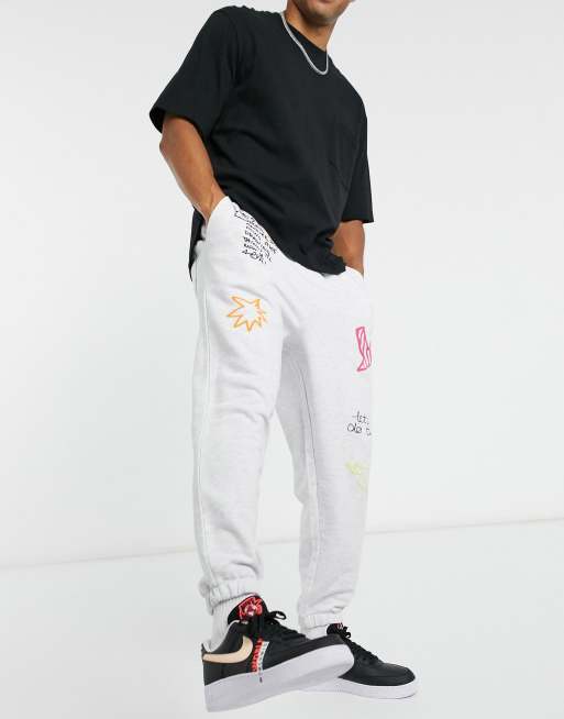 oversized fleece sweatpants