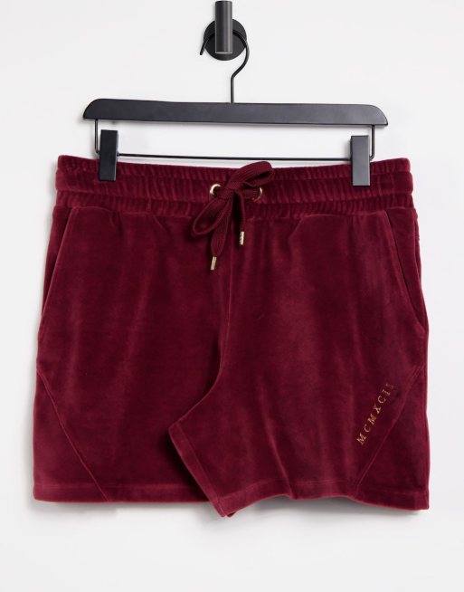 Velvet sweat outlet shorts