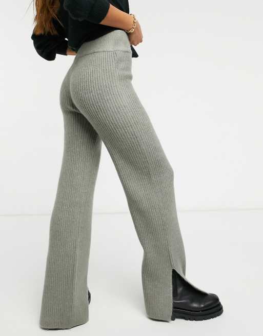 STRAIGHT KNIT PANTS