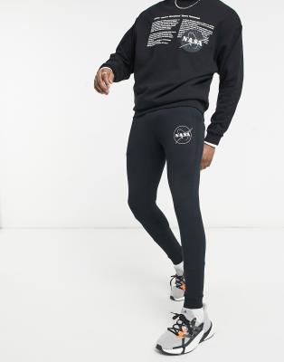 black nasa sweatpants