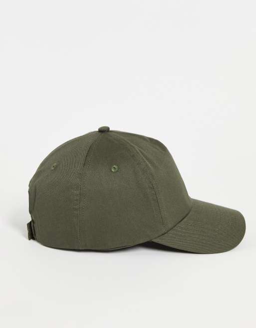 ASOS DESIGN - Set van 2 baseballpetten in zwart en kaki BESPAAR, 2 van 4