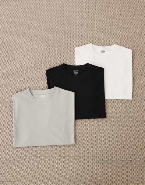 ASOS DESIGN - Set van 3 oversized basic T-shirts in multi - view 1