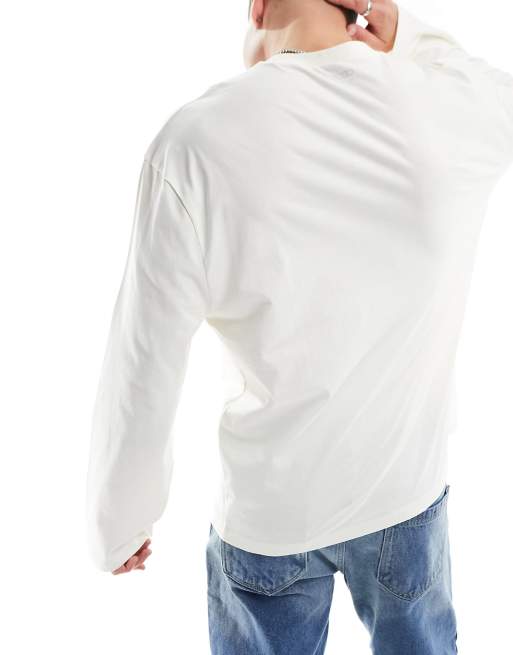 ASOS DESIGN - Set van 3 oversized T-shirts met lange mouwen in meerdere kleuren , 4 van 4