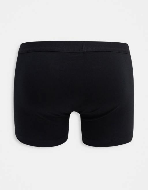 ASOS DESIGN - Set van 7 boxershorts van katoenmix in zwart - BLACK, 2 van 4