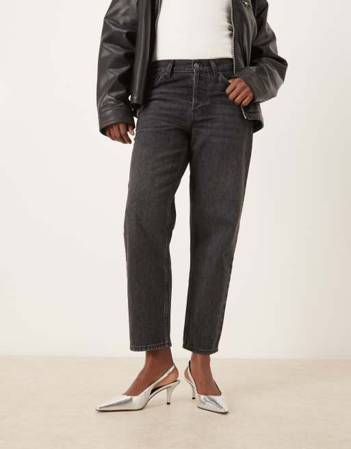 ASOS DESIGN – Shake – Silverfärgade skor med mejslad tå, halvhöga klackar och hälrem, 2 av 4