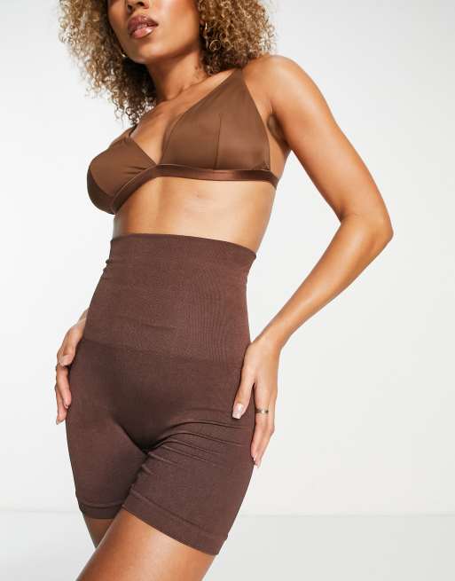 Spanx Seamless contouring boyshorts in brown