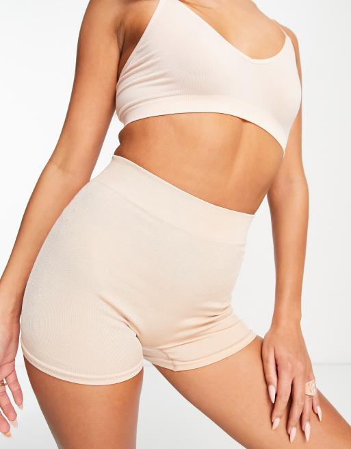 Beige cheap booty shorts