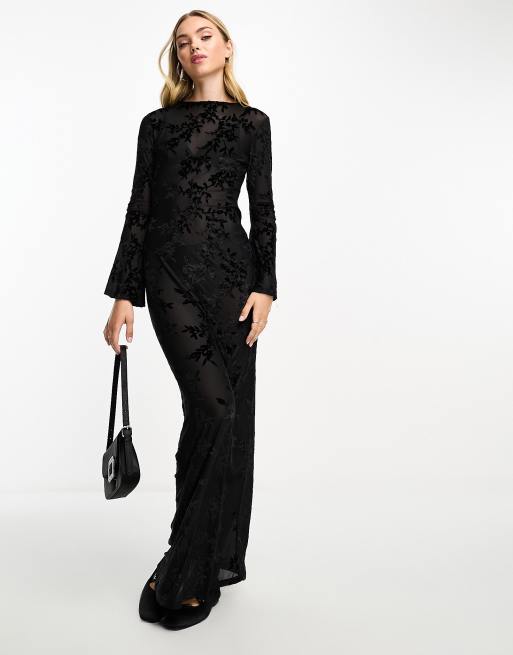 Asos black funeral sales dress