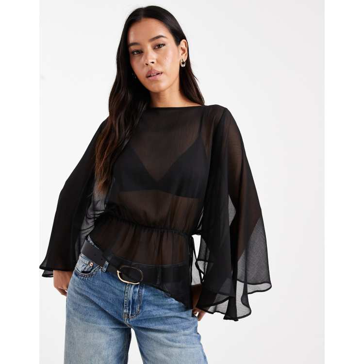 ジプソフィア Slash Blouse S6ab2eb28c680411591b62228f5988